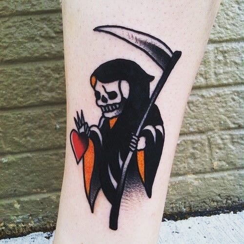 Skeleto rankos tatuiruotė, išsaugota tatuiruotė, niūri 2