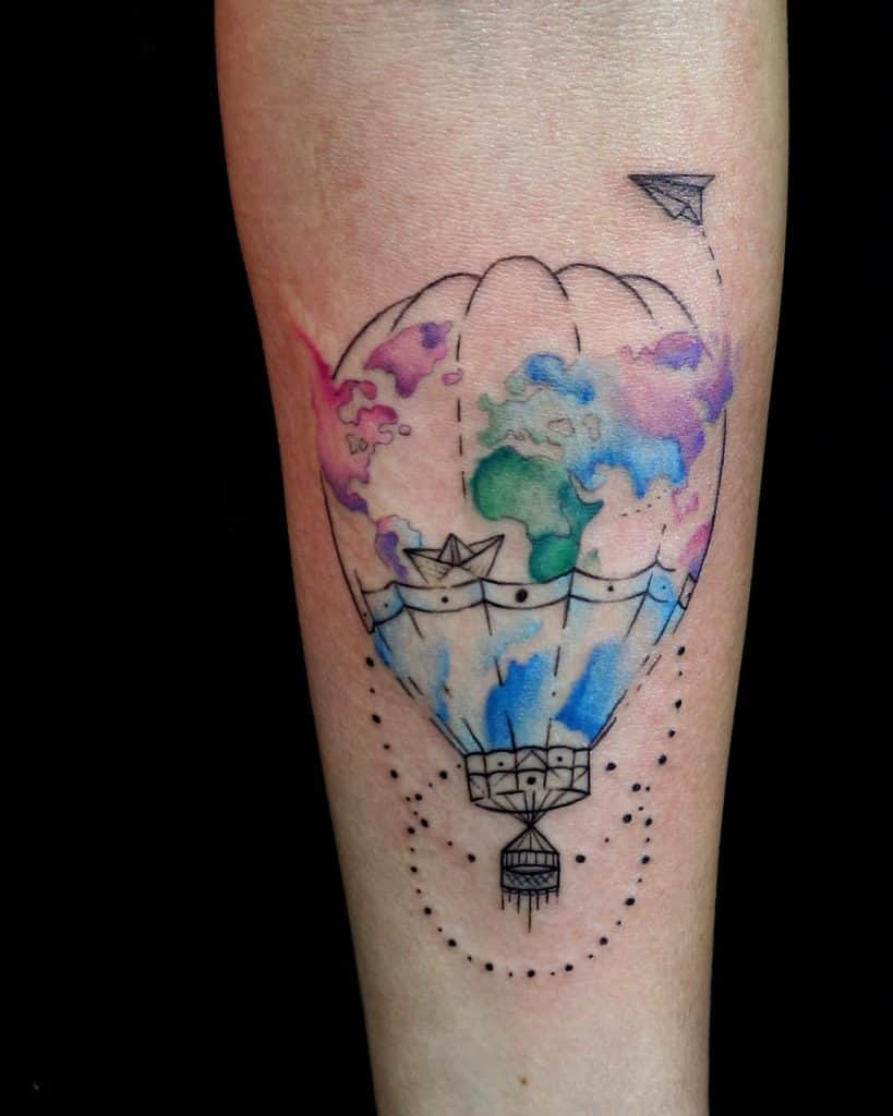 Tatouages ​​​​de montgolfière 1