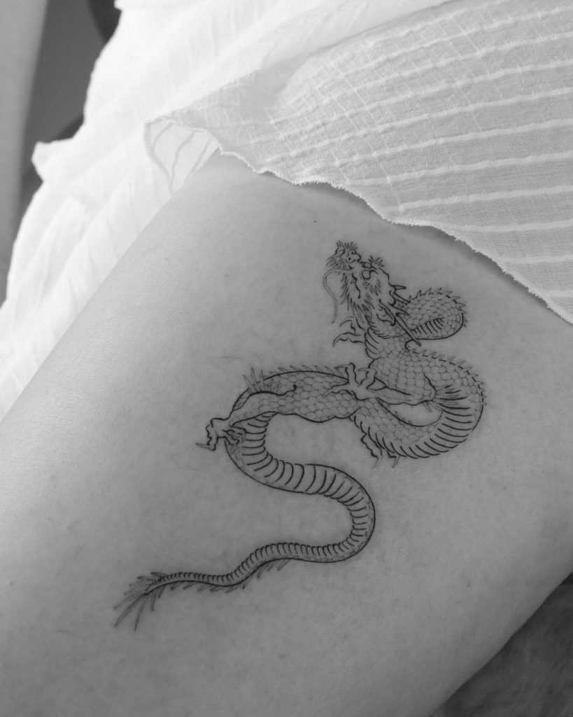 Tatouage de dragon de la liberté 2