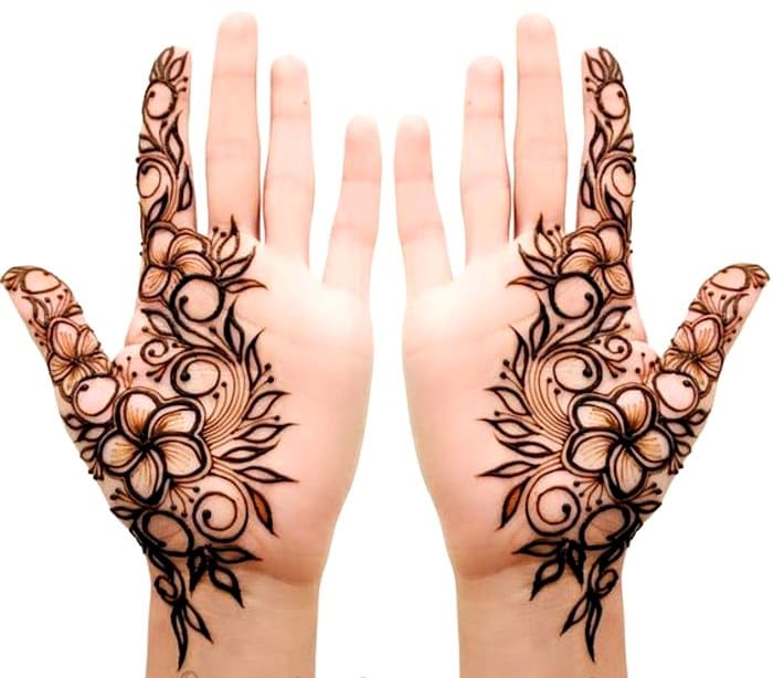 designs mehandi fáceis