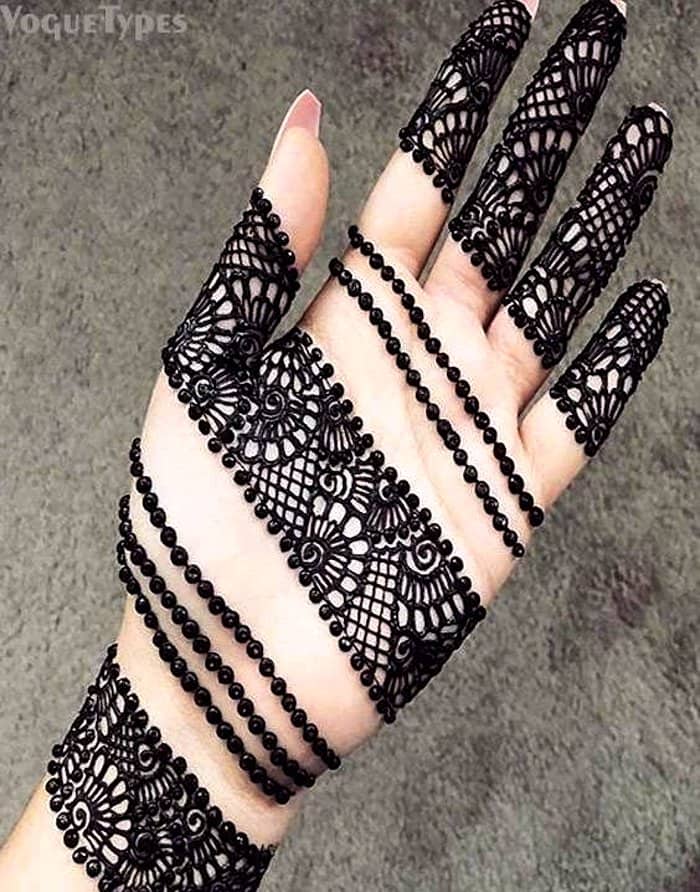 designs mehandi fáceis