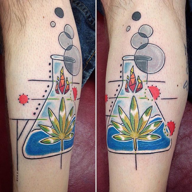 Marihuanos tatuiruotė