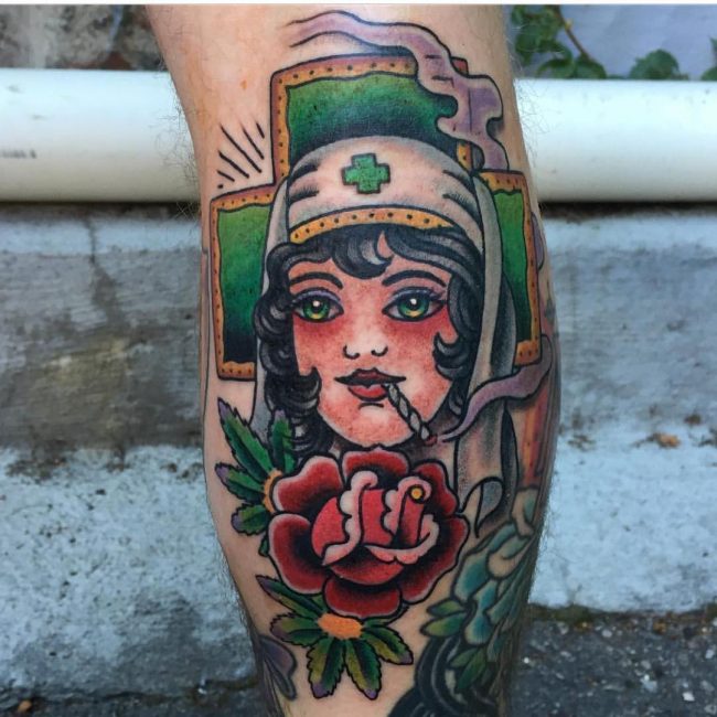 Marihuanos tatuiruotė