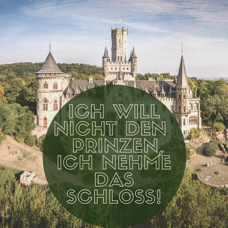Nu am nevoie de un prinț pentru a fi fericit - castelul este suficient pentru mine