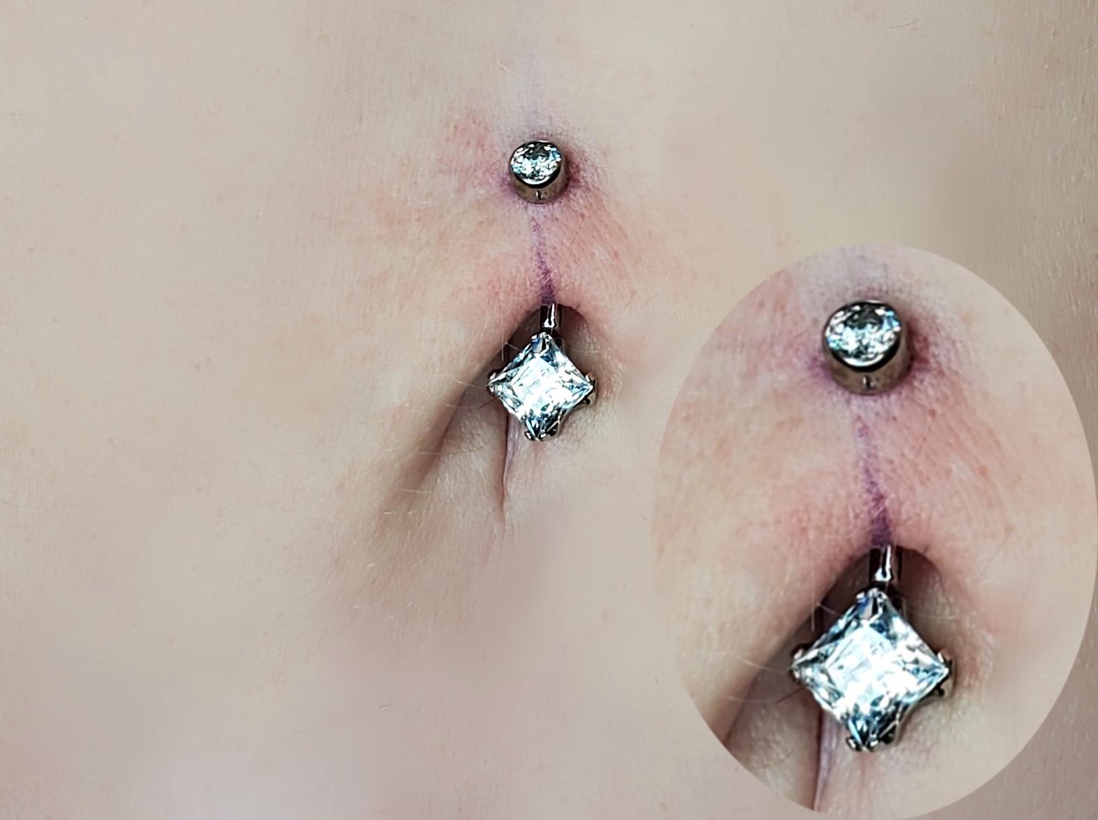 piercing plutajućeg pupka