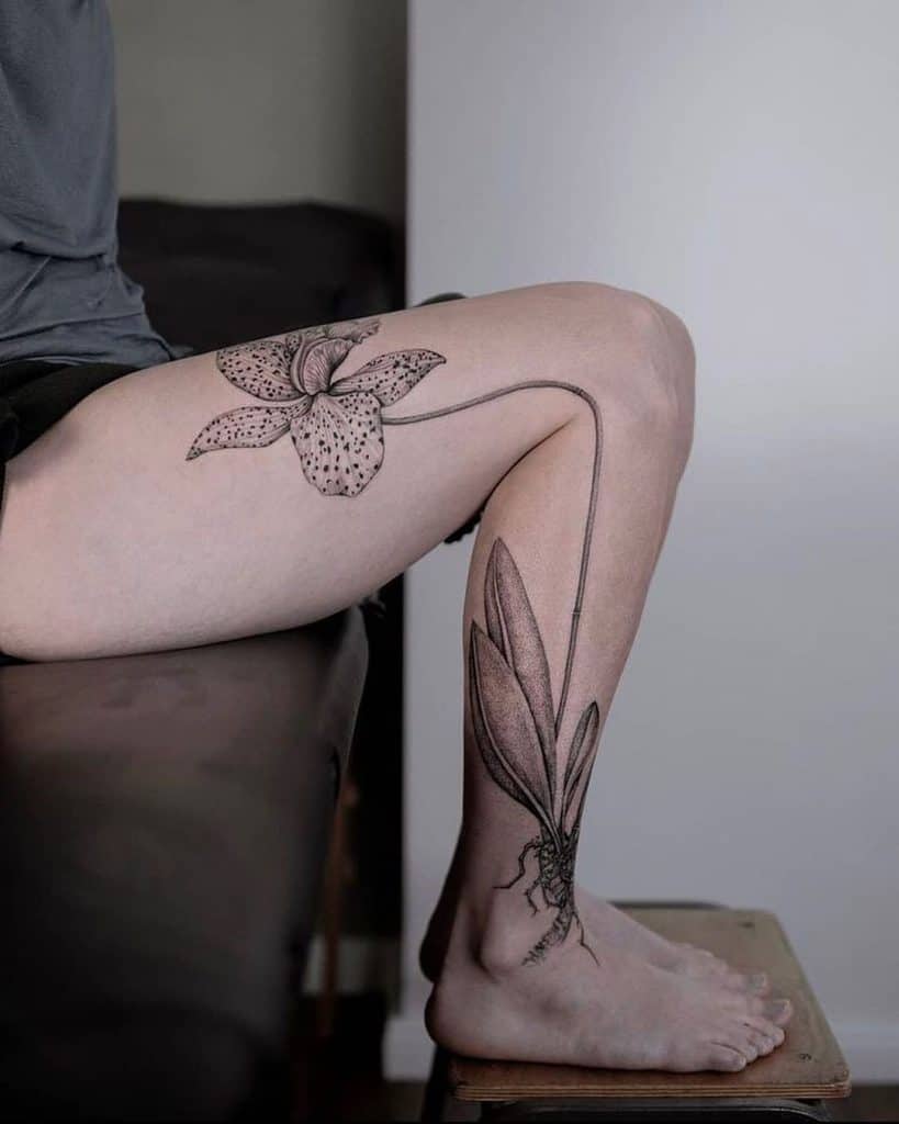 Tatuaggio polpaccio 3