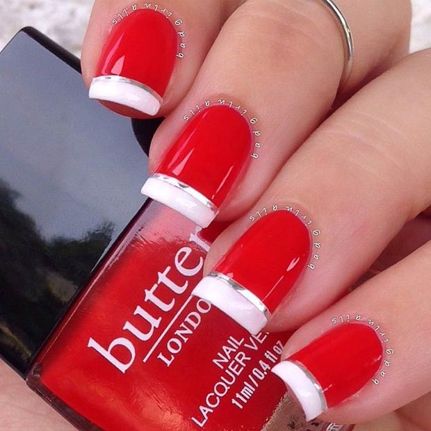 božična umetnost nohtov