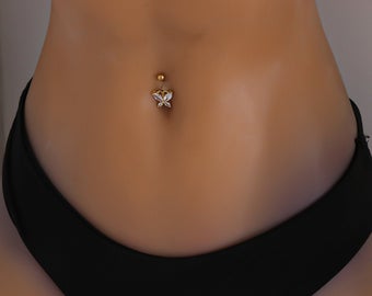 piercing all'ombelico galleggiante