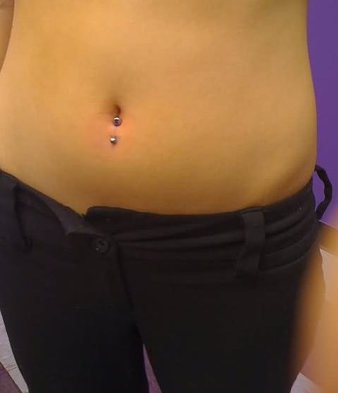 Piercing Nombril Inversé Bas