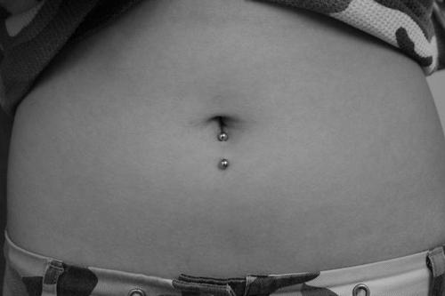 Piercing Nombril Inversé Bas