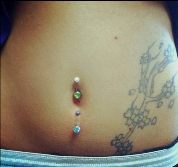 Piercing Nombril Inversé Bas