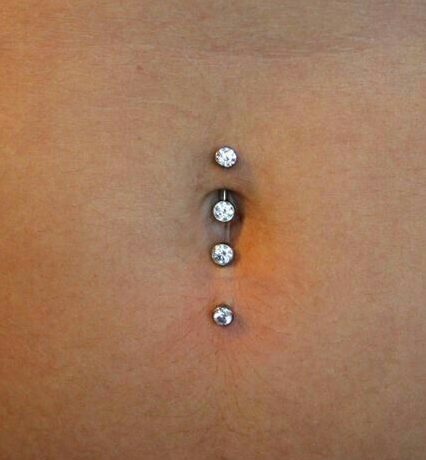 Piercing Nombril Inversé Bas