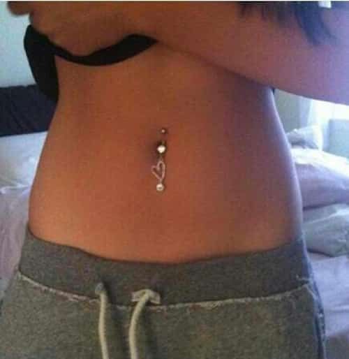 Piercing Nombril Inversé Bas