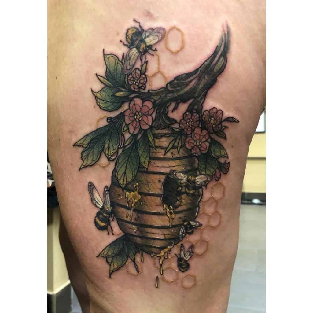 Tatuagem de colmeia 2