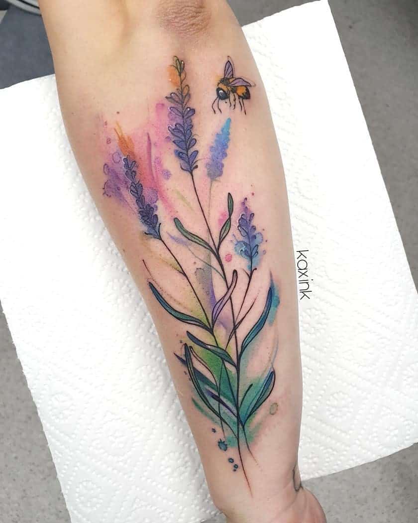 Quatro Lavanda com Abelha