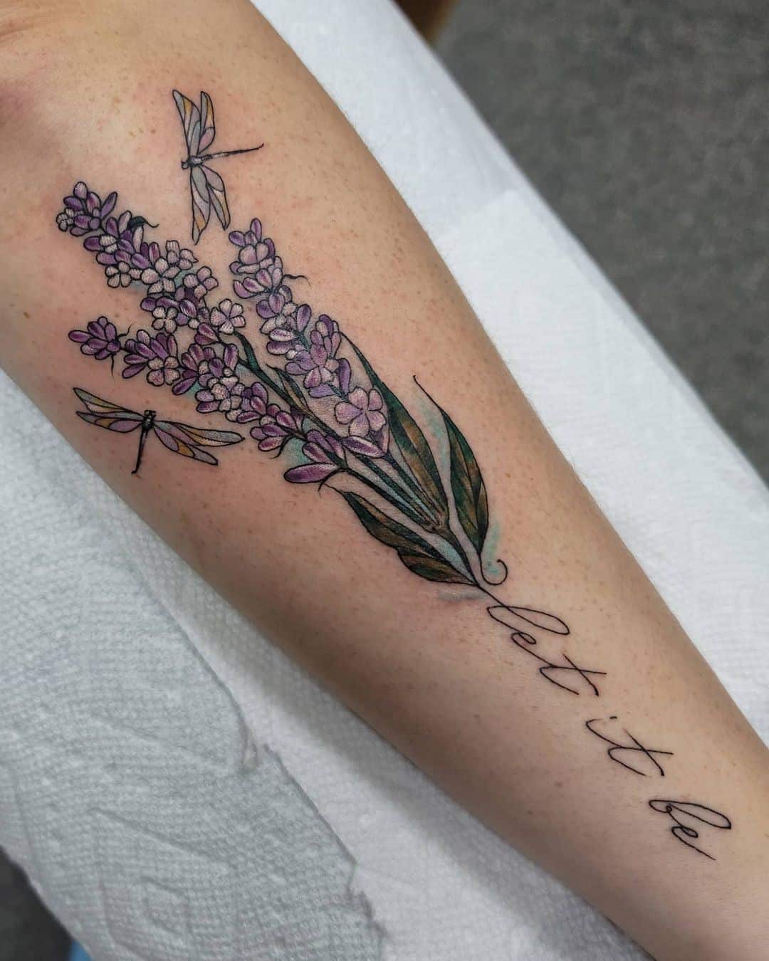 Lavanda e libélula