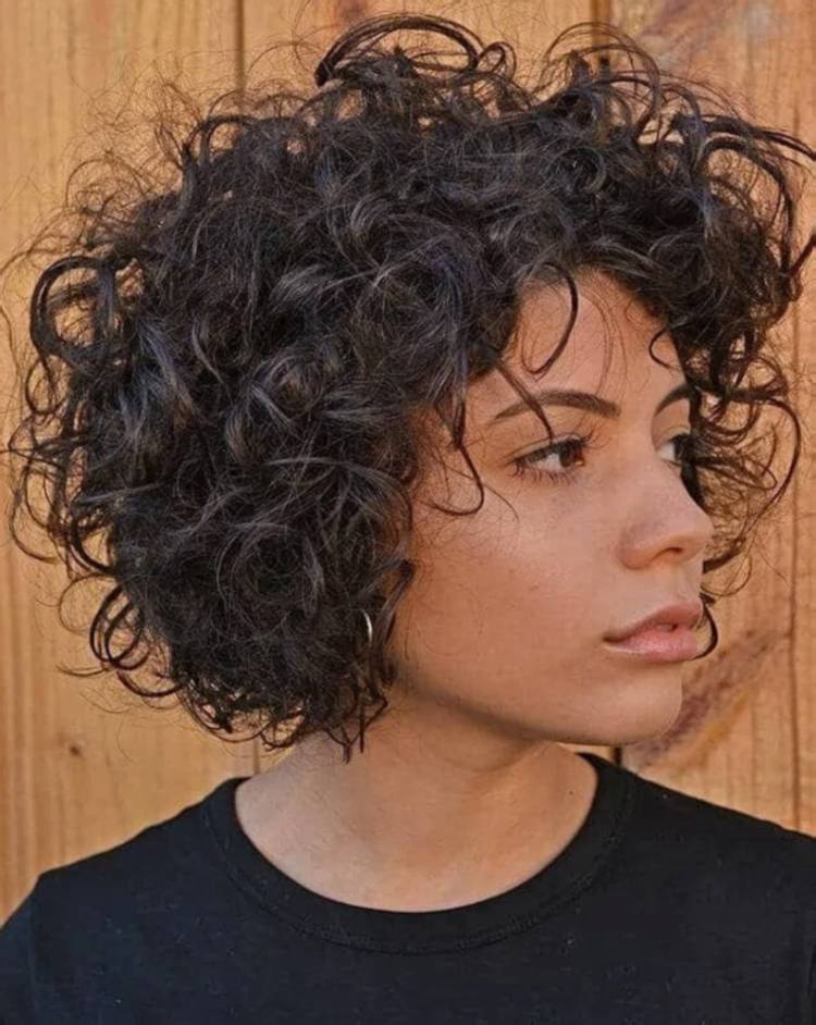 Shag bob cu bucle lungime bărbie