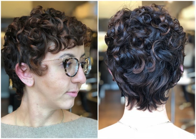 Pixie tunsoare scurtă cu breton