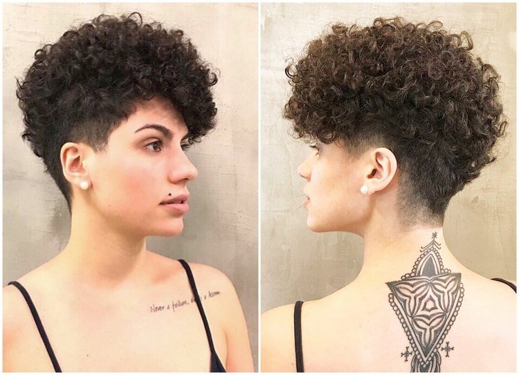 tunsoare modernă tăiată cu bucle