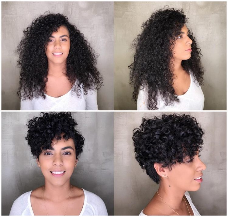 Tuns scurt pe bucle naturale