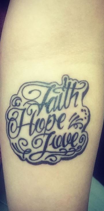 Tatuaggi Fede Speranza Amore