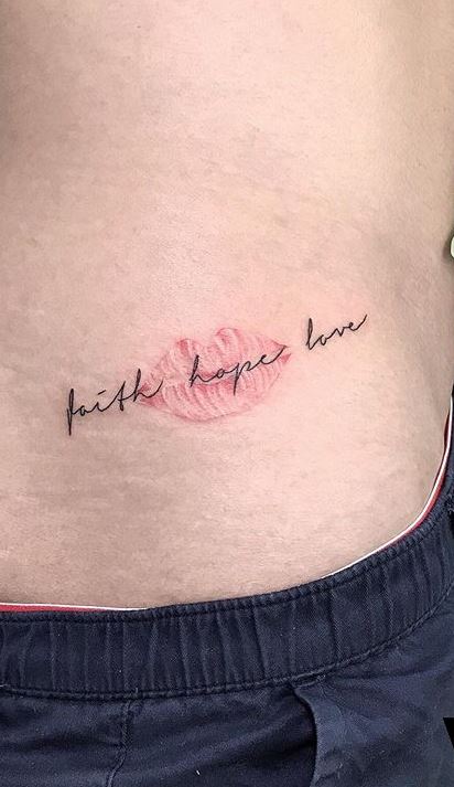 Tatuaggi Fede Speranza Amore
