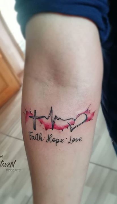 Tatuaggi Fede Speranza Amore