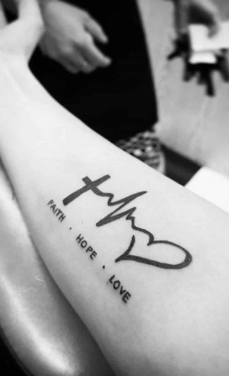 Tatuaggi Fede Speranza Amore