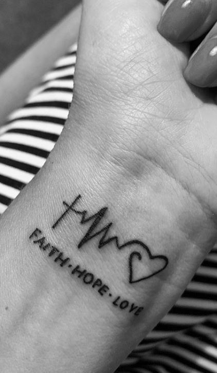 Tatuaggi Fede Speranza Amore