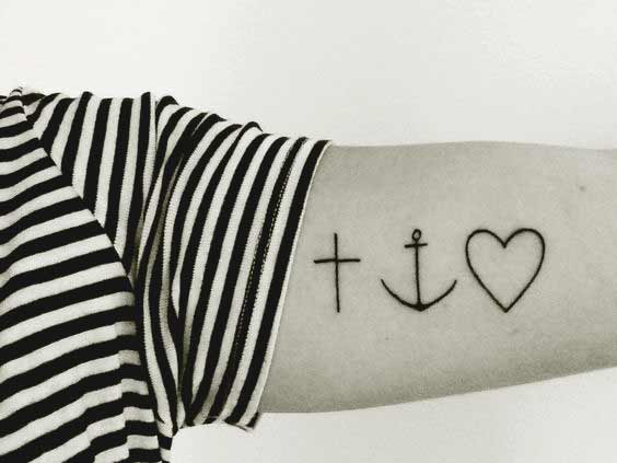 Tatuaggi Fede Speranza Amore