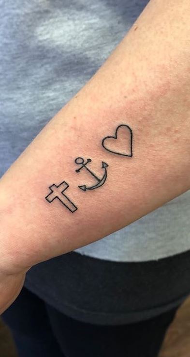 Tatuaggi Fede Speranza Amore