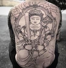 Kokuzō Bosatsu Tattoo On Back