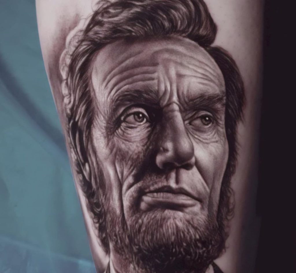 Tatouage de portrait.