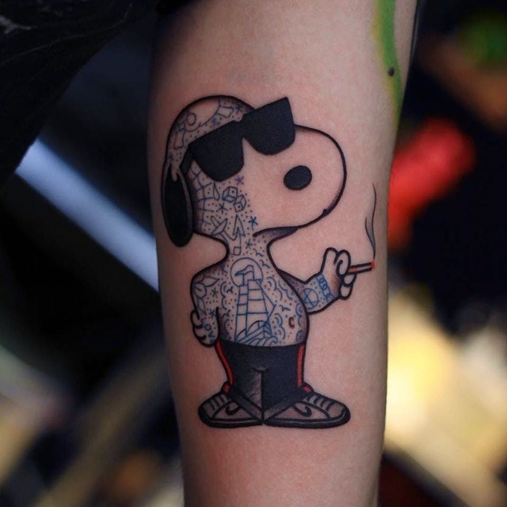 Cool Snoopy tetovaža