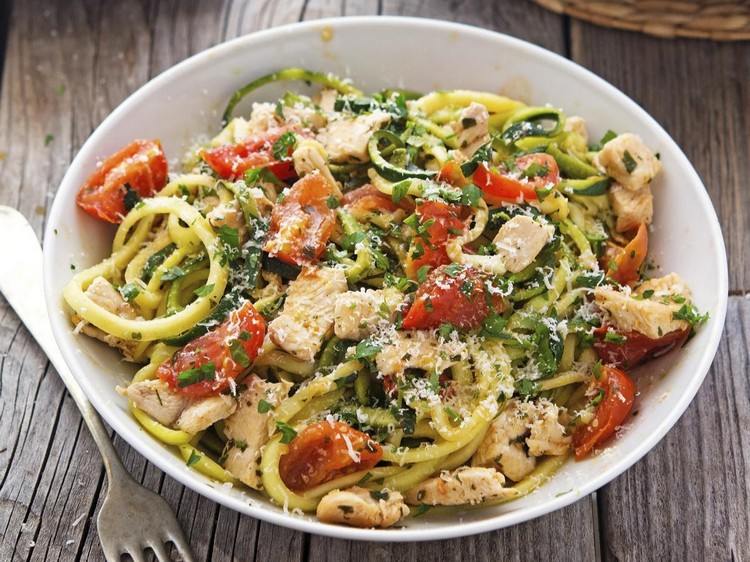 Alternative la Rețete Zoodles pentru Paste Înlocuitor de Pastă cu conținut scăzut de carbohidrați
