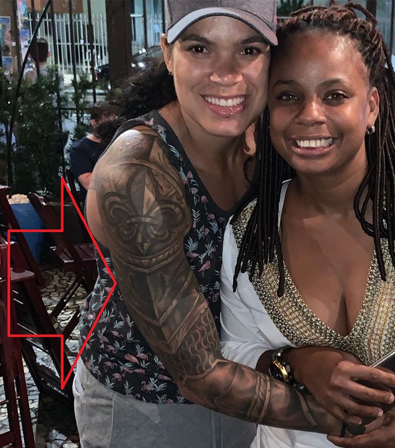 Tetovaža rukava Amanda Nunes na desnoj ruci