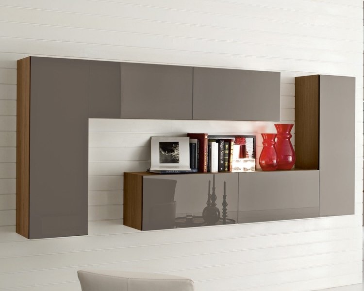 Repictarea unității de perete - o idee elegantă Înfrumusețează pereții extensibili Accesoriile pentru vaze dau o notă