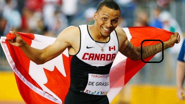 Tatouage De Prière Andre De Grasse