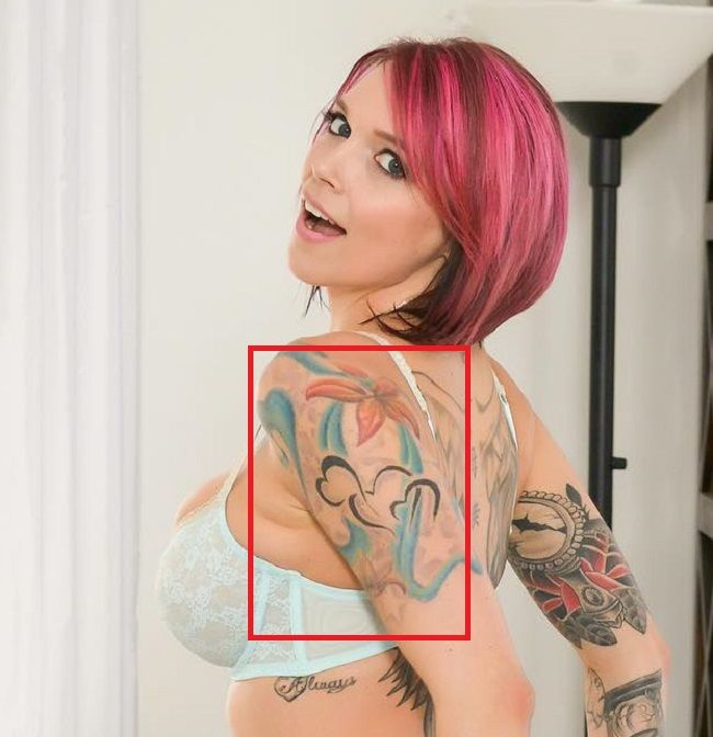 Anna Bell Peaks-Arm-Left-Arm-Tattoo