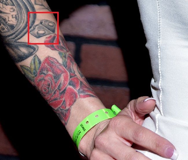 Anna Bell Peaks-Arm-Tattoo