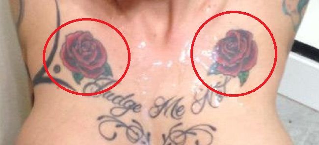 Anna Bell Peaks-Roses-Tattoo