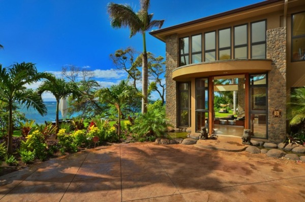 intrarea în reședința de lux din Hawaii intrarea reședinței de lux din Hawaii