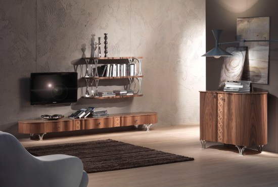 perete raft elemente metalice lemn design mobilier casă carpanelli raft de perete elemente metalice lemn design mobilier casă de către carpanelli