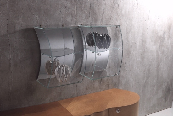 raft de perete sticla lemn designer mobilier pentru casa carpanelli raft de perete sticlă lemn design mobilier de casă de către carpanelli