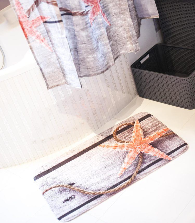 Covorase de baie fantezie tipărite-foto-motiv-stea-de-mare