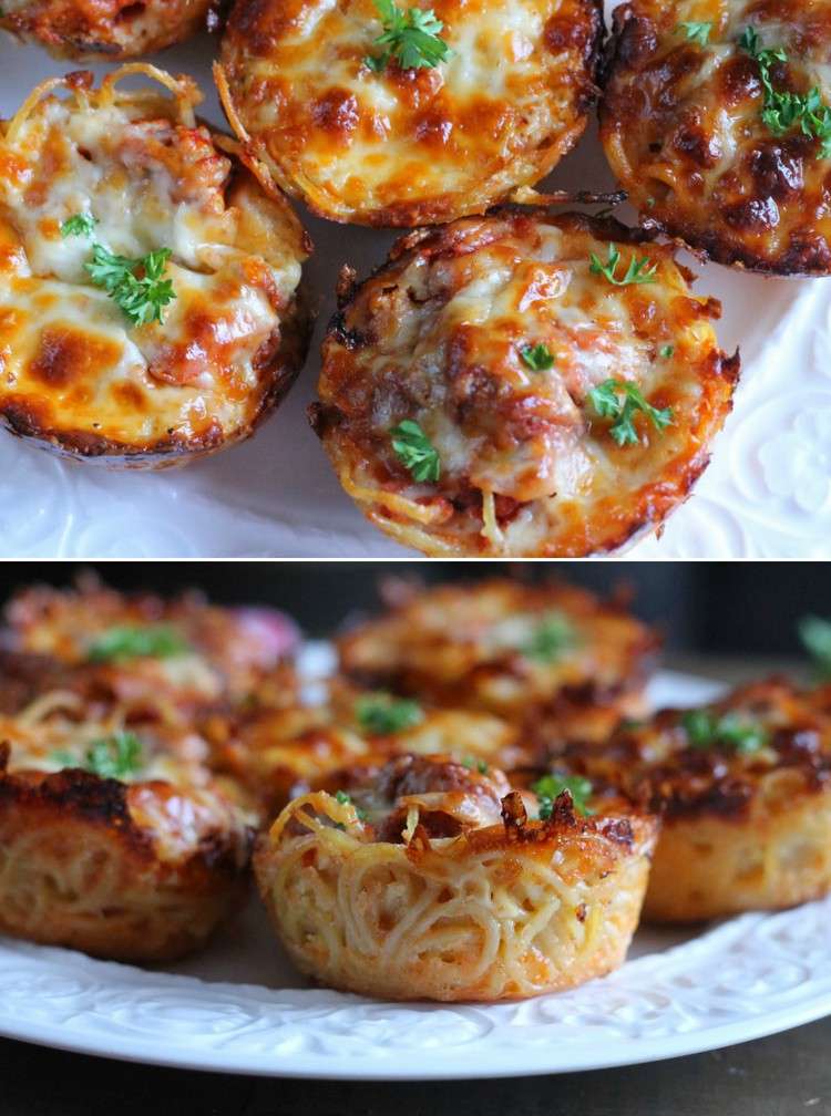 Rețete neobișnuite - spaghete sub formă de briose rețete-neobișnuite-spaghete-sos-roșii-briose-coacere-coacere