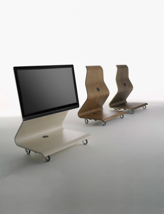Lemn în formă de suport TV pentru televizoare plate mobilier tv cu ecran plat design televizor suport tv in forma de placaj