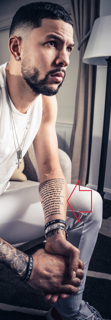 Script Bras Gauche Austin RiversTatouage