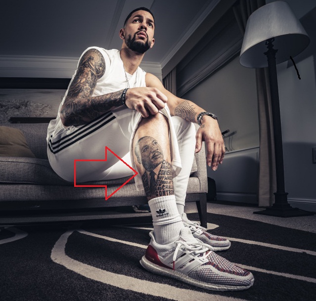 Tatouage jambe droite Austin Rivers