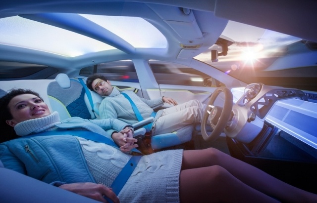 concepte de conducere autonomă poziție înclinată a acoperișului din plexiglas conducere autonomă concepte viitoare poziție înclinată a acoperișului din plexiglas